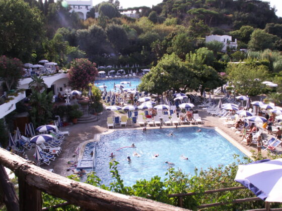 Thermal park on Ischia