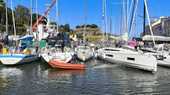 Docking on Belle-Ile